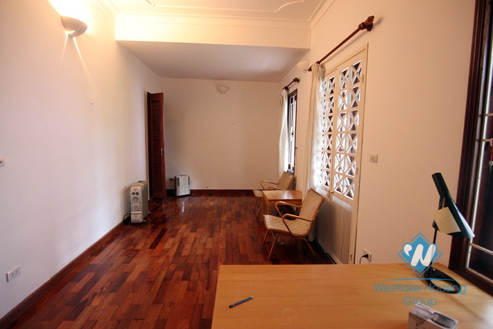 Beautiful house with large yard for rent on Dang Thai Mai, Tay Ho, Hanoi